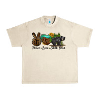 Sandshell peace love sloth bear Urban Heavy Tee - LillyAllenDesigns
