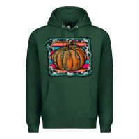 Sports Green leopard pumpkin with serape background Premium Hoodie - RanaPortraitStore