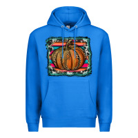 True Royal leopard pumpkin with serape background Premium Hoodie - RanaPortraitStore