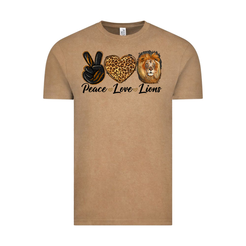 Peace Love Lion Head Vintage Tee by LillyAllenDesigns | Teevron