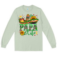 Matcha papa cito with sunflowers and sombrero Long Sleeve Tee - Artiststas