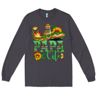 Smoke papa cito with sunflowers and sombrero Long Sleeve Tee - Artiststas