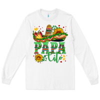 White papa cito with sunflowers and sombrero Long Sleeve Tee - Artiststas
