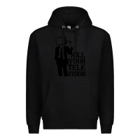 Black kill your television Premium Hoodie - artisFamous