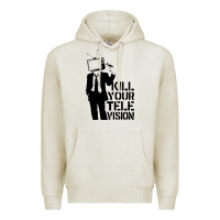Oatmeal Heather kill your television Premium Hoodie - artisFamous