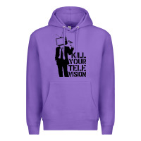 Purple kill your television Premium Hoodie - artisFamous