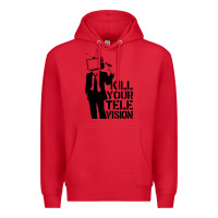 Red kill your television Premium Hoodie - artisFamous