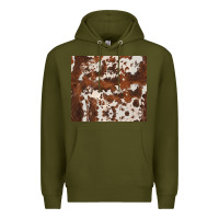 Army Green brown cowhide Premium Hoodie - BarkalooDesign