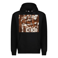 Black brown cowhide Premium Hoodie - BarkalooDesign