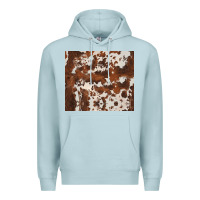 Blue Mist brown cowhide Premium Hoodie - BarkalooDesign