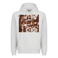 Dove Grey brown cowhide Premium Hoodie - BarkalooDesign