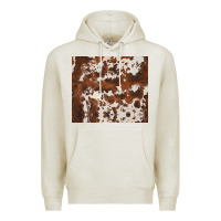 Oatmeal Heather brown cowhide Premium Hoodie - BarkalooDesign