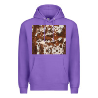 Purple brown cowhide Premium Hoodie - BarkalooDesign
