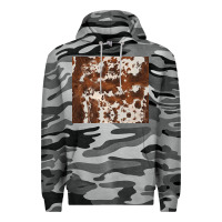 Slate Camo brown cowhide Premium Hoodie - BarkalooDesign