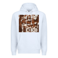 White brown cowhide Premium Hoodie - BarkalooDesign