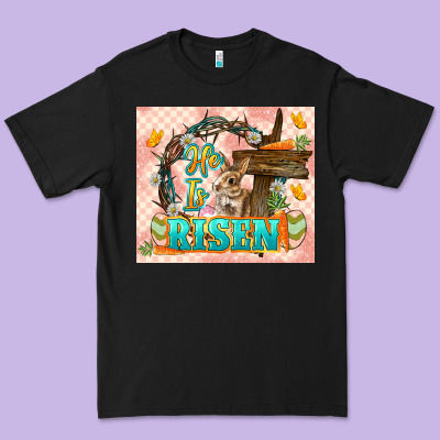 Easter Day He Is Risen 20oz Skinny Premium Tee Designed By Lillyallendesigns