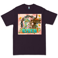 Plum Easter Day He is risen 20oz skinny Premium Tee - LillyAllenDesigns