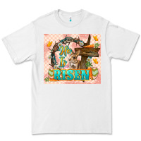 White Easter Day He is risen 20oz skinny Premium Tee - LillyAllenDesigns