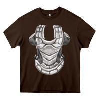 Chocolate Brown Chest Protector Fa Element Heavy Core Tee - FaDigitalArtStudio