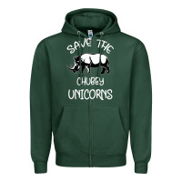 Sports Green save the chubby unıcorns Zipper Hoodie - Bettercallsaul
