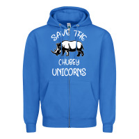 True Royal save the chubby unıcorns Zipper Hoodie - Bettercallsaul