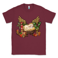 Burgundy joy christmas with baby jesus bbs Classic Tee - BundleAndBundleShop