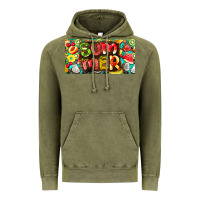 Vintage Olive summer with fruits license plate Vintage Hoodie - BarkalooDesign