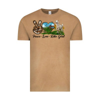 Vintage Camel Peace Love Kiko Goat Vintage Tee - LillyAllenDesigns