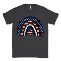 Smoke USA American Flag Rainbow Classic Tee - Jasminsmagicworld