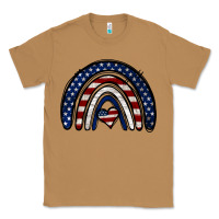 Toasted Coconut USA American Flag Rainbow Classic Tee - Jasminsmagicworld