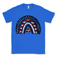 True Royal USA American Flag Rainbow Classic Tee - Jasminsmagicworld