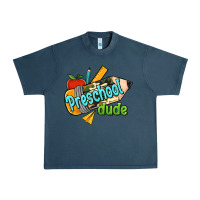 Midnight Navy preschool dude Urban Heavy Tee - RanaPortraitStore