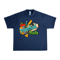 Navy preschool dude Urban Heavy Tee - RanaPortraitStore