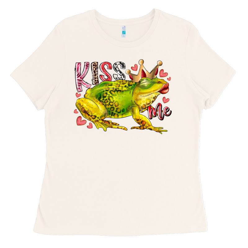 Kiss Me Frog Ladies Tee by RacoonDesign | Teevron