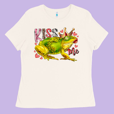 Kiss Me Frog Ladies Tee Designed By Racoondesign