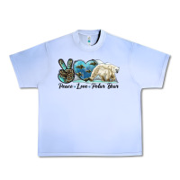 Grape Ice peace love polar bear Urban Heavy Tee - LillyAllenDesigns