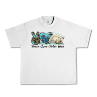 Lunar Rock peace love polar bear Urban Heavy Tee - LillyAllenDesigns