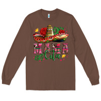 Chestnut mama cita with sombrero hat and roses Long Sleeve Tee - Artiststas