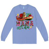 Colony Blue mama cita with sombrero hat and roses Long Sleeve Tee - Artiststas