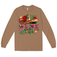 Toasted Coconut mama cita with sombrero hat and roses Long Sleeve Tee - Artiststas