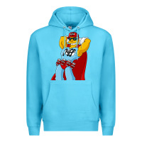 Ocean Blue The Simpsons duff beer Premium Hoodie - artisFamous