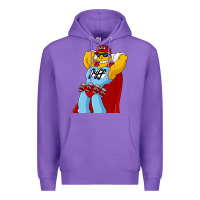 Purple The Simpsons duff beer Premium Hoodie - artisFamous