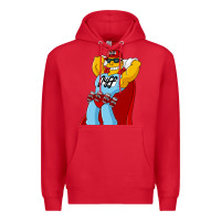 Red The Simpsons duff beer Premium Hoodie - artisFamous