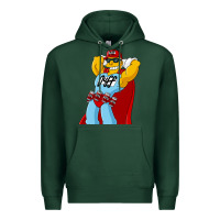 Sports Green The Simpsons duff beer Premium Hoodie - artisFamous