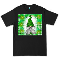 Black St. Patricks Day Gnome Premium Tee - CowhideDigitalArt
