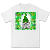 White St. Patricks Day Gnome Premium Tee - CowhideDigitalArt