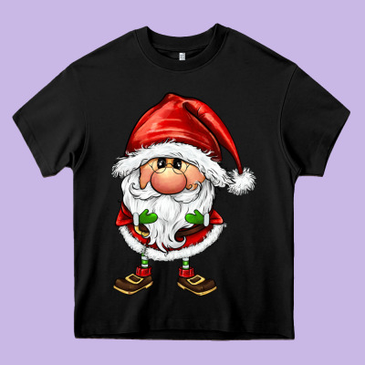 Santa Gnomes Heavy Core Tee Designed By Fadigitalartstudio