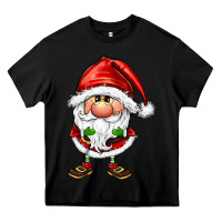 Black santa gnomes Heavy Core Tee - FaDigitalArtStudio