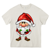 Cream santa gnomes Heavy Core Tee - FaDigitalArtStudio