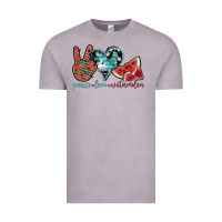 Vintage Zinc peace love watermelon Vintage Tee - SublimationCraftShop